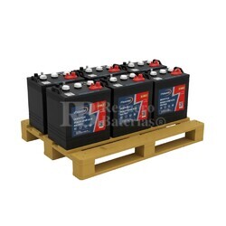 Pack 6 bateras VT CNFL-06105 | 6 Voltios 225 Amperios